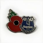 Everton - EFC - remembrance Pin Badge.