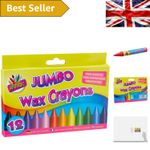 Artbox 12 Jumbo Wax Crayons – Safe, Vivid Colors Perfect for Young Artists