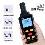 3 In 1 Digital Radiation Person Dosimeter Geiger Counter EMF Radioactive Tester