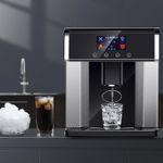 LCD Ice Cube Machine Maker Stainless Steel 3 Ice Sizes Ice water 2 in 1 UK AZ
