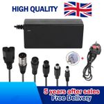 42V 2A Battery Charger With 6 Connectors For Electric Bike Ebike Scooter UK