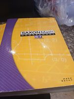 Saxon Math Homeschool 8/7 with Prealgebra Tests & Worksheets + Solutions Manual