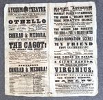 1857 Lyceum Theatre playbill programme Effie Bancroft (Marie Wilton) & JL Toole
