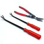 3PCS Trim Clip Removal Pliers Car Tool Door Panel Fascia Dash Upholstery Remover
