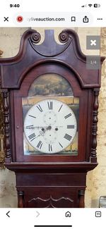 Antique Grandfather Clock kendal x A Searle 1800c