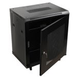 12U SERVER RACK DATA NETWORK CABINET WITH WHEELS 19" 600 W x450mm Deep FLAT PACK