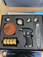 Cocktail/whiskey Smoker Kit with Torch, 4 Flavors of Wood Chips, boxed 