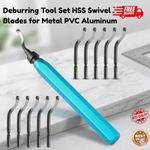 Deburring Tool Set – HSS Swivel Edge Removal Kit for Metal, PVC, 3D Printing DIY