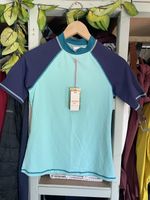 White Stuff Ruby Rash Vest Womens UK 10 Blue Multi BNWT Swim Beach Top