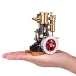 KACIO LS Series Live Steam Engine Model, Working Brass Marine Engine for Collect