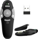 QUI Presentation Clicker Pointer, 328FT Wireless Presenter Remote PPT Powerpoint