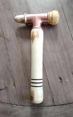 Handmade Lead Dressing Hammer with Wooden Handle Vintage Style