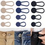 Button Extender for Trousers 12 Pc Jeans Buttons Waist Extenders for Mens Ladies