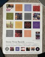 Stones Throw Records poster bundle, MADLIB, MF DOOM, STONES THROW, PB WOLF, L.A.