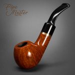 Mr. Brog WOODEN SMOKING PIPE BRUYERE  81 " Maestro "  Tik colour   Briar + BOX
