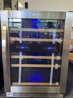 24inch Heavy duty Stainless Steel Dual Zone Built-in / Freestanding wine cooler