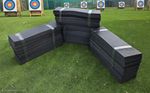 Archery Foam Target Boss Strips Layered Target Replacement Kit 90 x 90 X 30cm