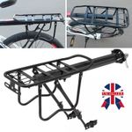 Rear Bicycle Pannier Rack Carrier Bag Luggage Cycle Mountain Bike Max Load 65kg.