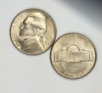 1950 D  UNCIRCULATED JEFFERSON NICKEL CHOICE TO GEM BU