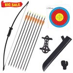 Bow and Arrow Set Compound Kit Target Practice Archery Hunting Shooting for Kids