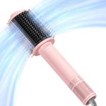 TYMO AIRBEAM Ionic Hair Dryer Brush Hot Air Blowout Styler 110,000RPM Pink