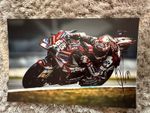 FRANCESCO PECCO BAGNAIA HAND SIGNED 12X8” PHOTO DUCATI 2 X MOTOGP WORLD CHAMPION