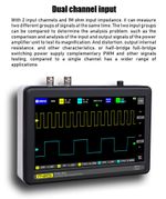 1013D Portable Pocket Dual Channel Digital Oscilloscope 100MHz Bandwidth 1GSa/s*