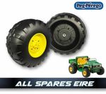 JOHN DEERE GATOR 12 VOLT PEG PEREGO REPLACEMENT FRONT WHEELS TYRES