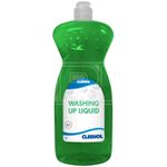 Washing Up Liquid Hand Dishwashing Detergent Gentle Effective 1 Litre - Cleenol 