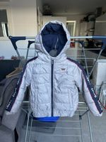 Toddlers Boy Levi’s Fleece Lined Grey Zip Up Hooded Jacket Coat Size 2A 92Cm