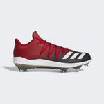 adidas Afterburner 6 Baseball Shoes Metal Cleats Red Black White | Sizes 7 - 10