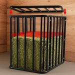 Otoolling Flat Wall/Corner Hay Feeder for Horse, Large Hay Rack Feeder Blanket