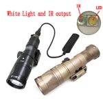 M300V Light White LED IR Flashlight for 20mm Rail Hunting Infrared Output