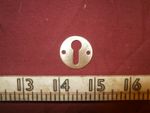 Vintage brass keyhole cover