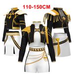 Kids Girls KPop Demon Hunters Costume Rumi Zoey Cosplay Outfits Rumi Mira Zoey