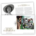 Queen Elizabeth II 100 Years Stamps Sheet Souvenir Cover from Royal Mail
