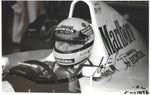 AYRTON SENNA SIGNED AUTOGRAPH MCLAREN HONDA MARLBORO COCKPIT PHOTOGRAPH 1992 COA