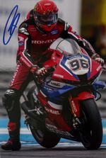 Jake Dixon Hand Signed 6x4 Photo Honda HRC WorldSBK Autograph