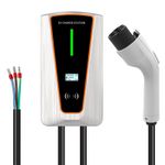 Wallbox Type 2 EV Charger 7kW 32A 5m 1 Single Phase Home Charger Wall Box