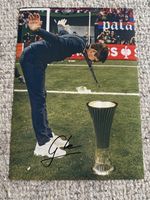 Oliver Glasner Signed A4 Crystal Palace Photo Legend Conference League Autograph
