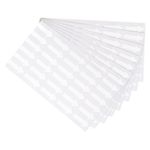 180Pcs Small Arrow Sticker Label 1.2x0.5" Adhesive Color Coding Sign White