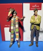 DOCTOR WHO CHRISTMAS ORNAMENT SET BUNDLE 2 HALLMARK 2021, 2023-NEW IN BOX!!!