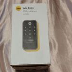 Yale Code Keypad Deadbolt Door Lock Black Rectangle Keypad YED210-NR-619