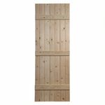 Solid Pine Ledged Door - Internal Quality UK Made Bead & Butt Cottage Door