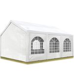 4x6m Marquee Gazebo Shelter Party Tent, PE 450 N white