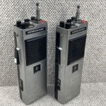 Pair Vintage 1974 Sommerkamp TS-1608G Handheld CB Radios - Complete Aerials 