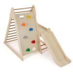 Wooden Kids Climber & Play Structure Montessori Climbing Toys-Natural