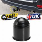 50mm Tow Bar Ball Cap Protector Towing Hitch Caravan Trailer Towball Cover NEW