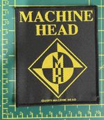 Machine Head Diamond Logo Woven Sew On Patch Officially Licensed