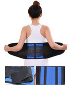 Adjustable Neoprene Double Pull Lumbar Support Lower Back Belt Brace Pain Relief